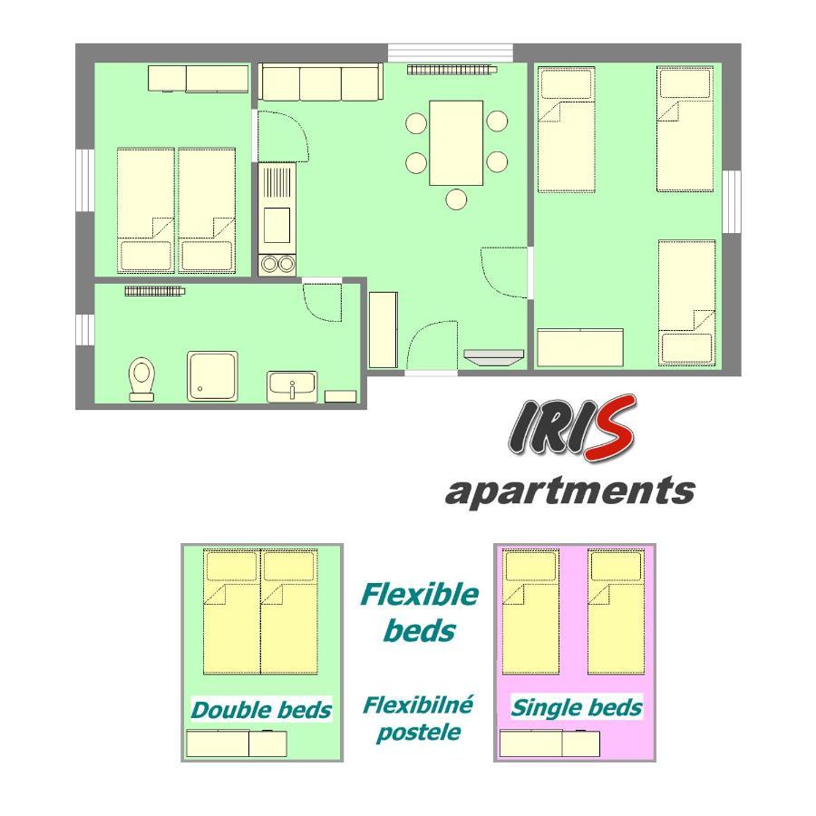 Apartments Iris Liptovský Mikuláš Eksteriør billede