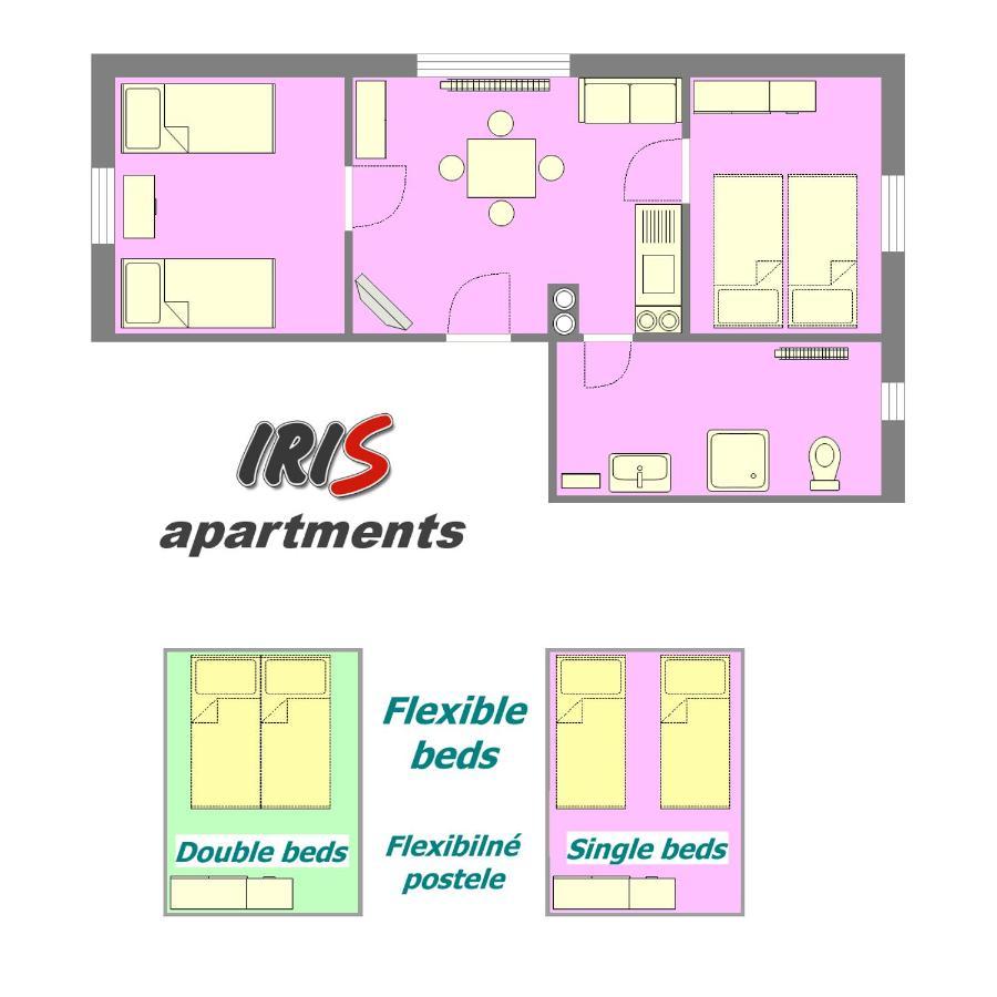 Apartments Iris Liptovský Mikuláš Eksteriør billede
